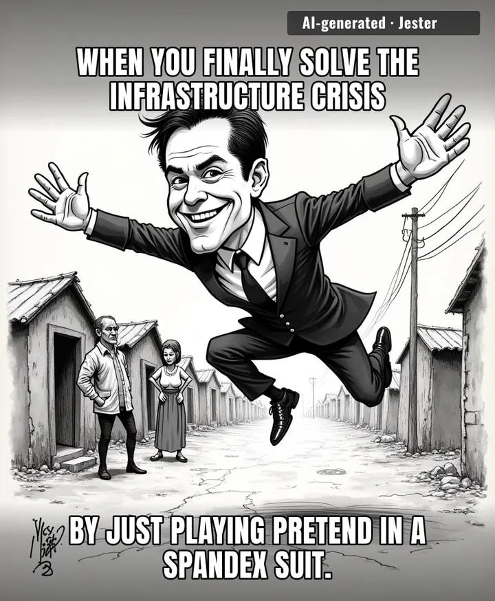 The only thing more impressive than Richard Soria's web-swinging is his ability to ignore the crumbling reality of his own district.