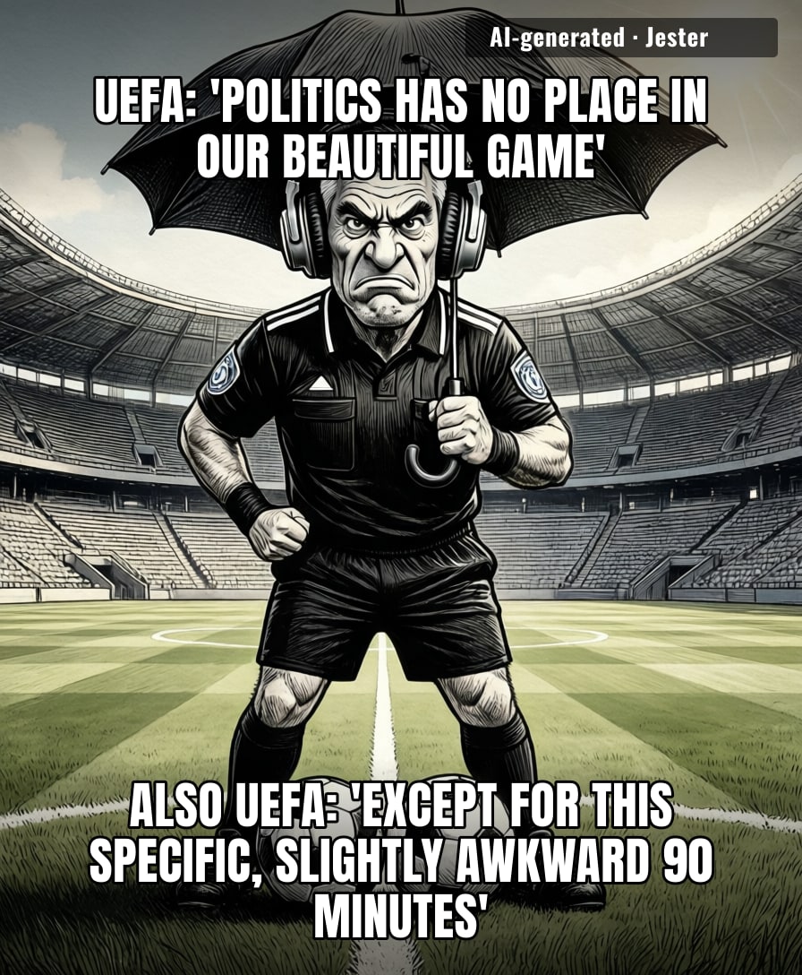 nothing says neutrality like moving the goalposts to debrecen.