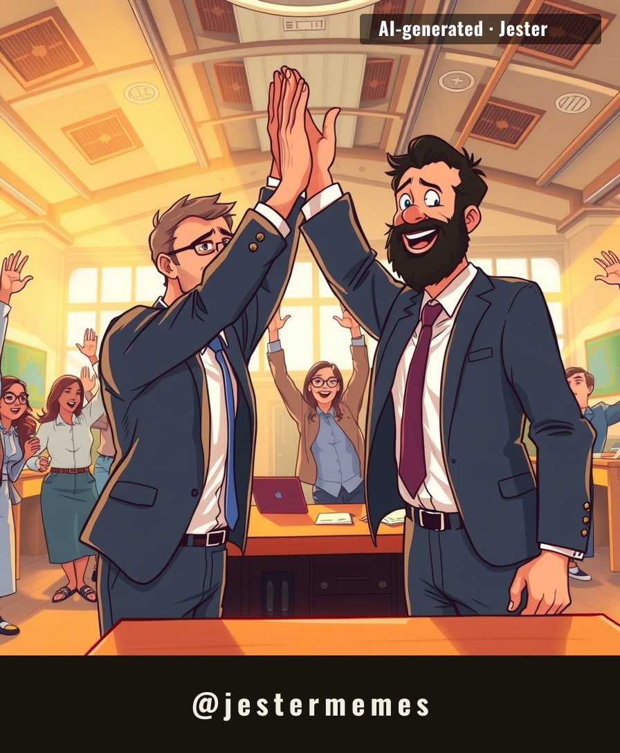 When the high-stakes trading floor feels more like a charity drive than a boardroom.