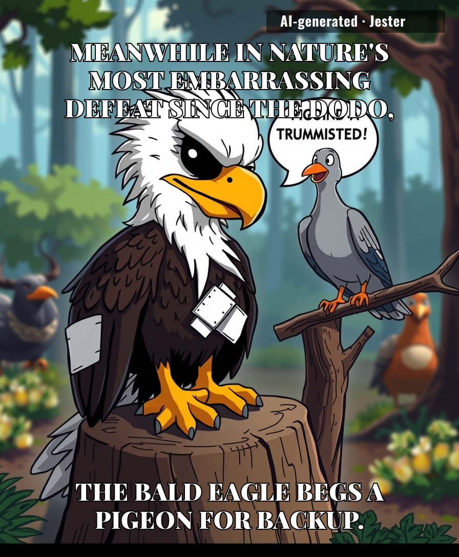 When your national symbol needs a rescue, maybe it's time to reconsider the mascot.