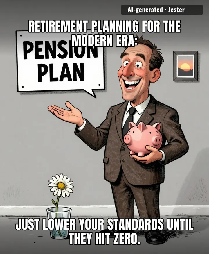 Finally, a financial advisor who treats 'starving in the dark' like a lifestyle choice.