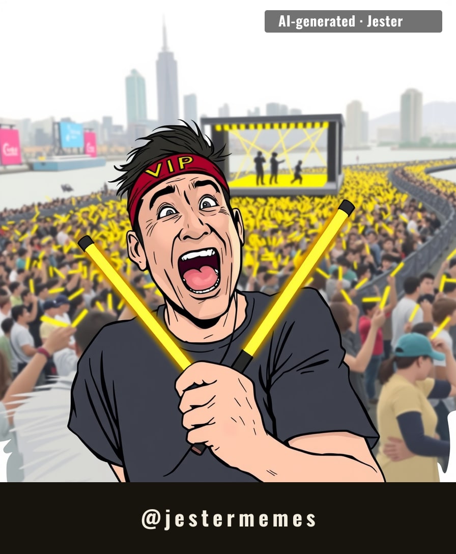 Twenty years later, the only thing more explosive than Big Bang is the Han River's population of screaming VIPs.