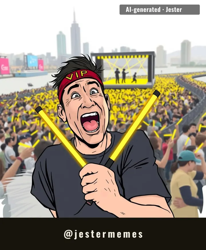 Twenty years later, the only thing more explosive than Big Bang is the Han River's population of screaming VIPs.