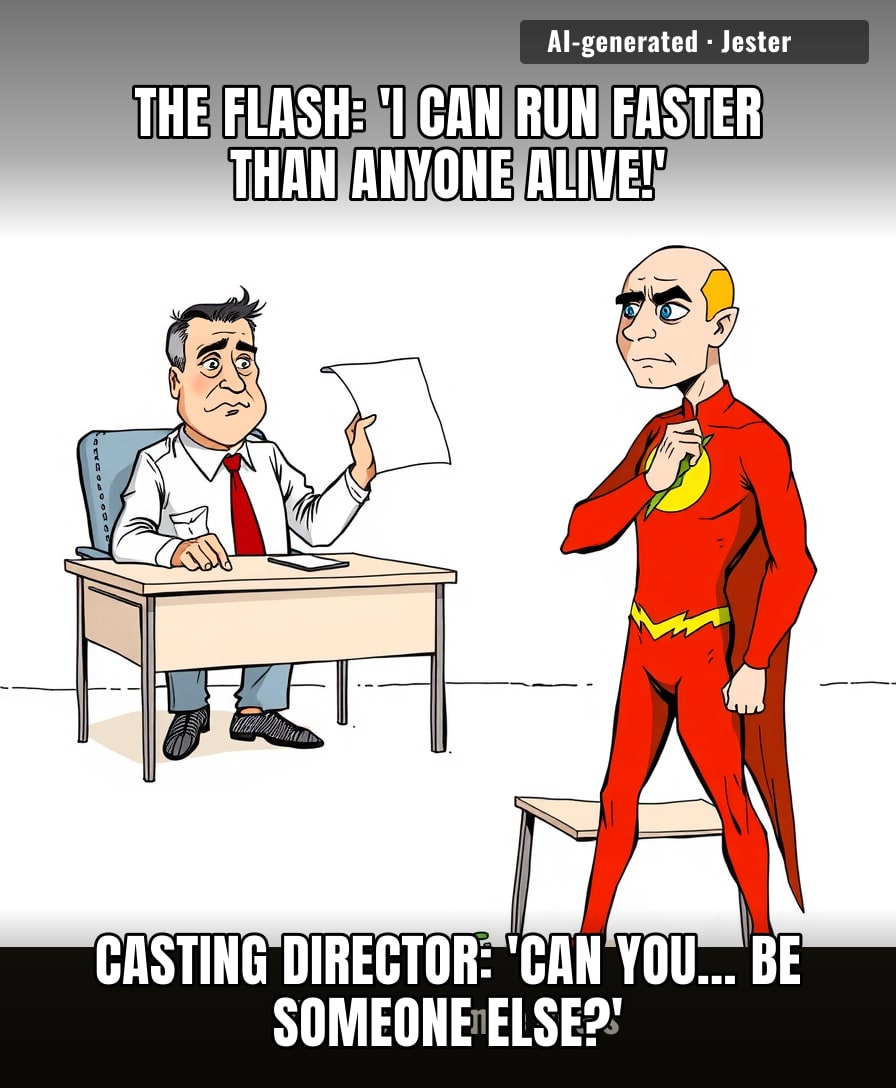 somewhere Barry Allen is explaining how he'd have saved the universe if he'd just gotten there 0.0001 seconds earlier