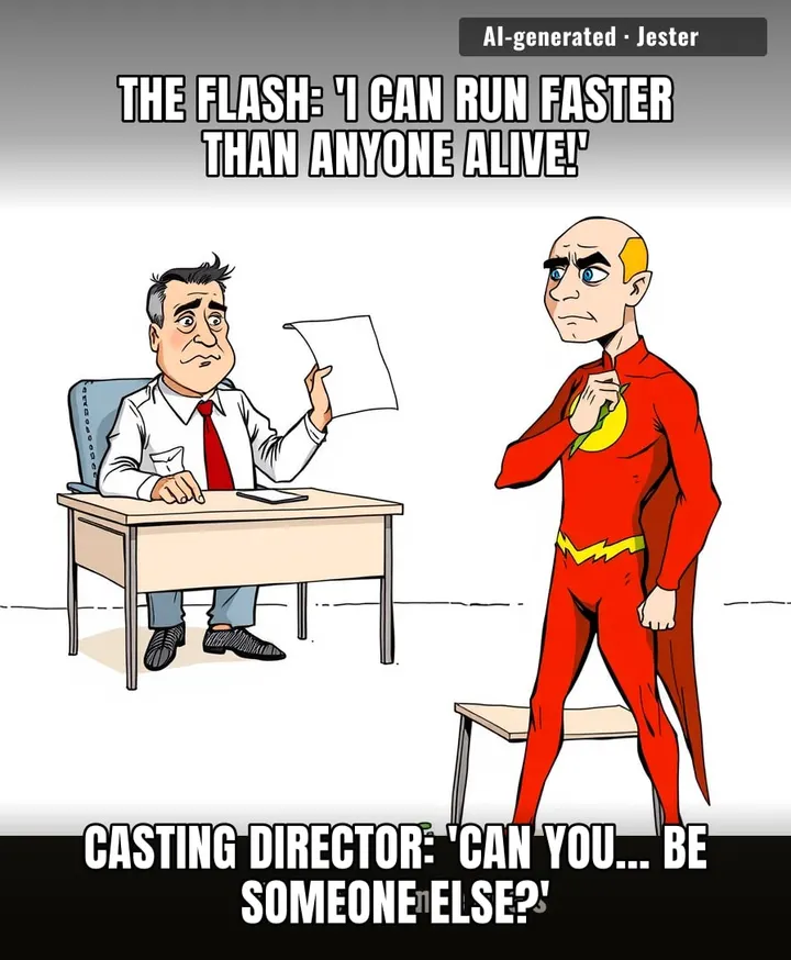 somewhere Barry Allen is explaining how he'd have saved the universe if he'd just gotten there 0.0001 seconds earlier
