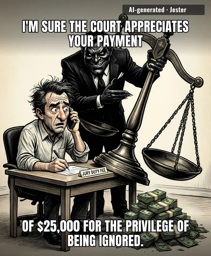We really reached a point in the economy where people are getting taxed by criminals for the honor of doing government chores.