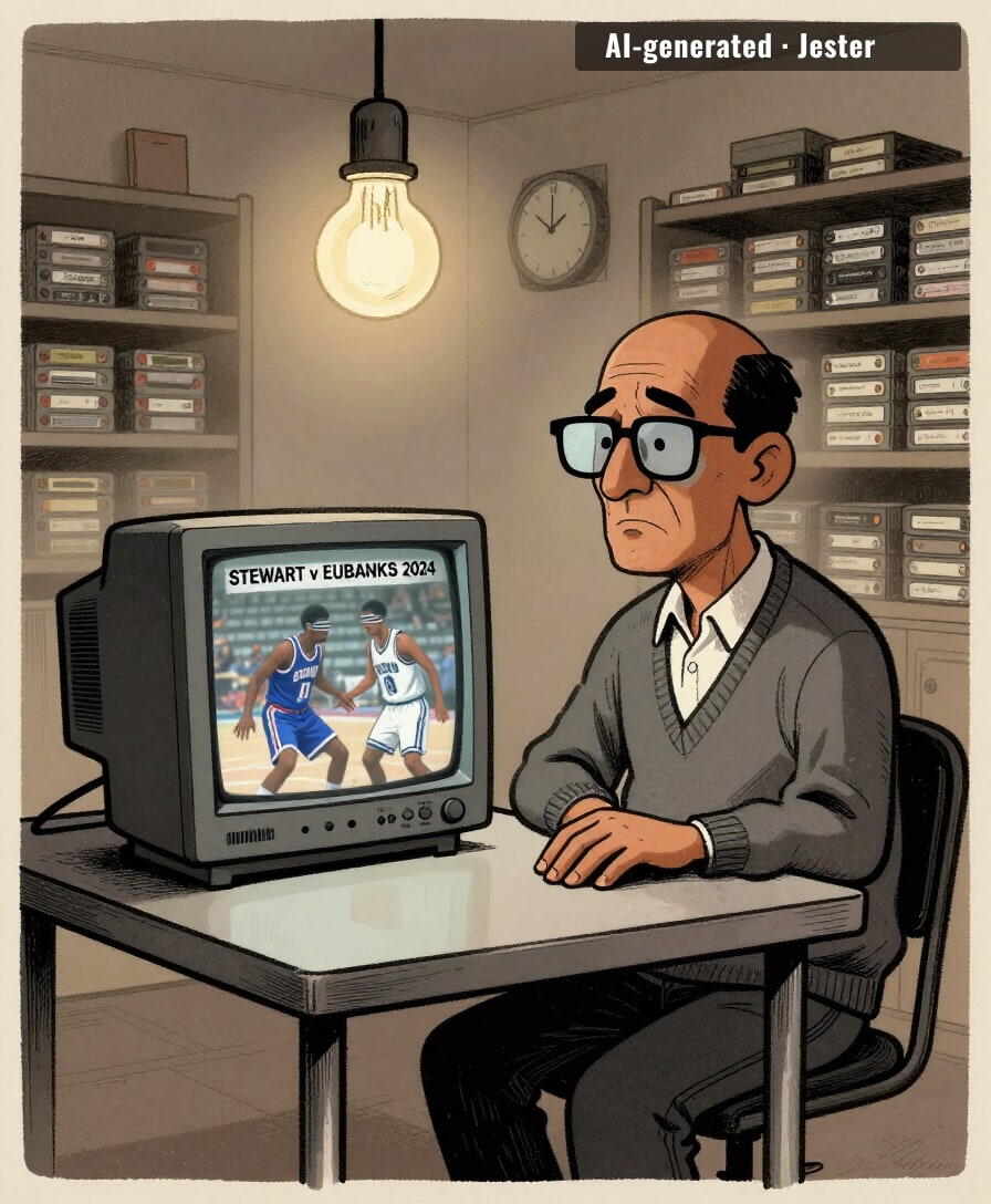 footage surfacing two years late like the NBA runs its own classified archives
