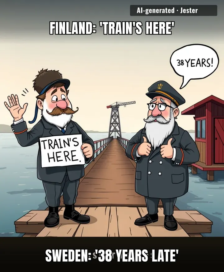 38 years late, but who's counting? Apparently not the Swedes.