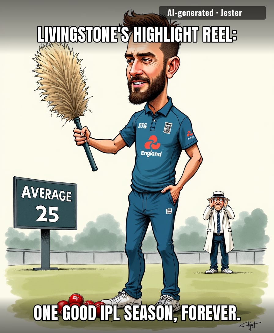 Liam Livingstone is the cricketing equivalent of a group project where you did all the work and he put his name on it.