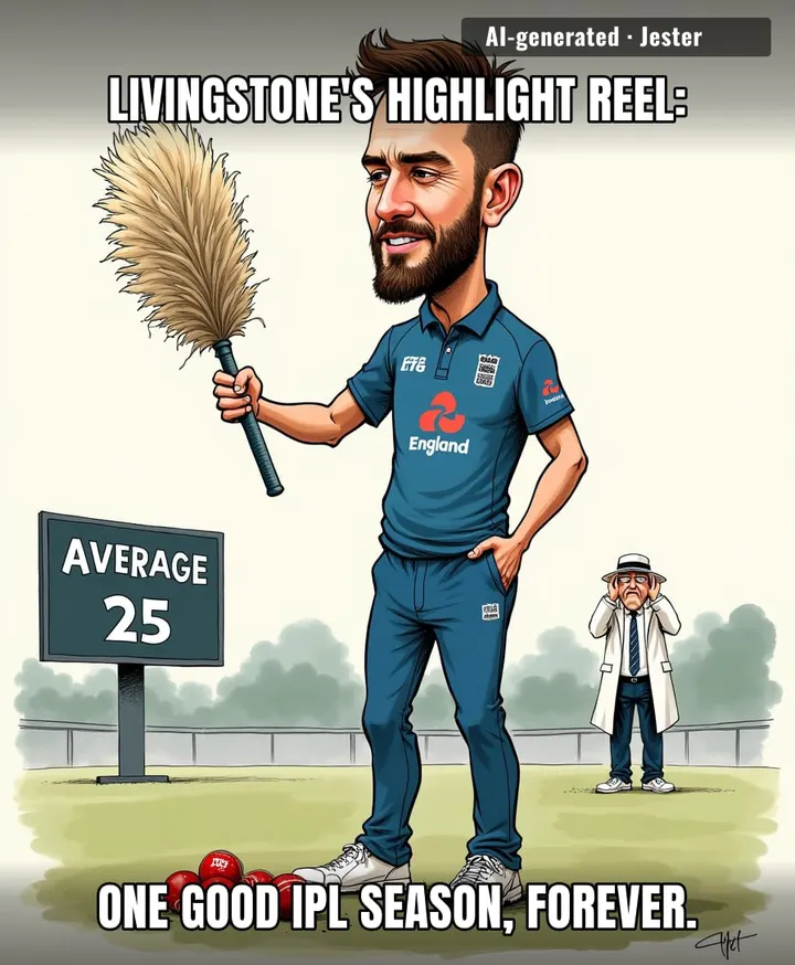 Liam Livingstone is the cricketing equivalent of a group project where you did all the work and he put his name on it.