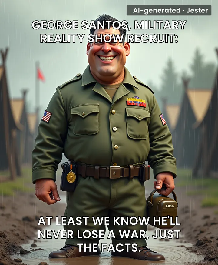 The man has lied about his entire existence so effectively that he is the only person who could accidentally end up with a Purple Heart while sitting in the craft services tent.