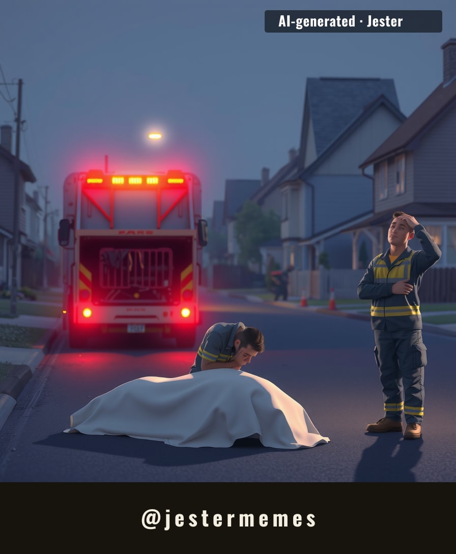 A routine collection turned fatal, reminding us of the dangers workers and pedestrians face daily.
