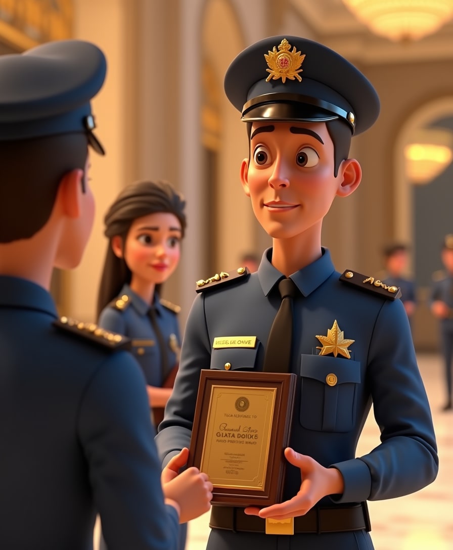 DUBAI POLICE FINED THE SAME HOTEL LAST YEAR. NOW THEY'RE GIVING THEM A PLAQUE.