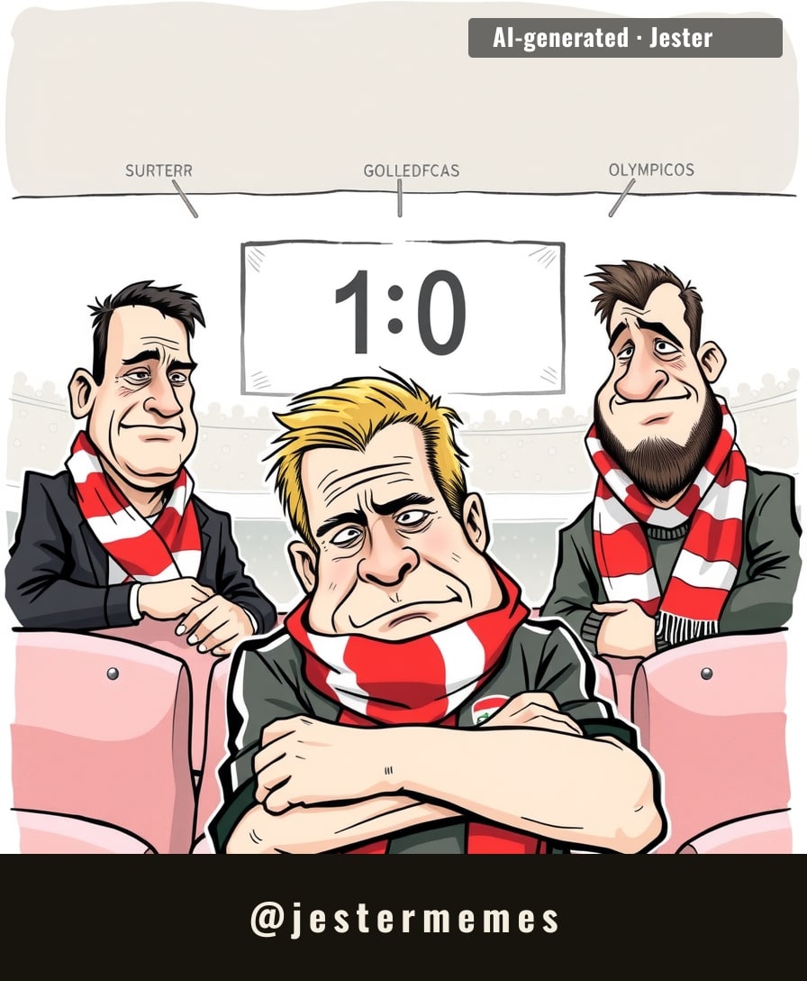 Olympiacos brought a Greek tragedy, NEC brought a Dutch comedy and somehow both are the same show.