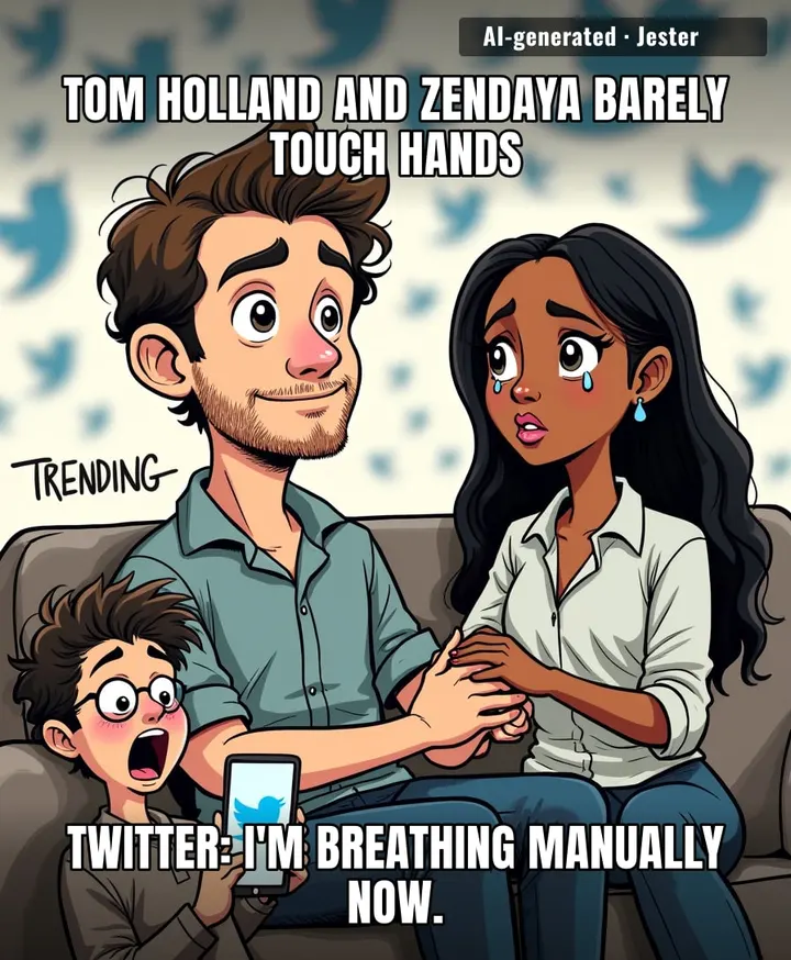 The internet collectively forgot how to function over a hand graze that lasted shorter than a Snapchat story.