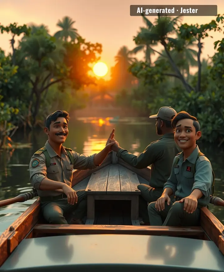 Pintu Mondal and his team have turned 'neighbours' from a metaphor into a daily boat patrol.