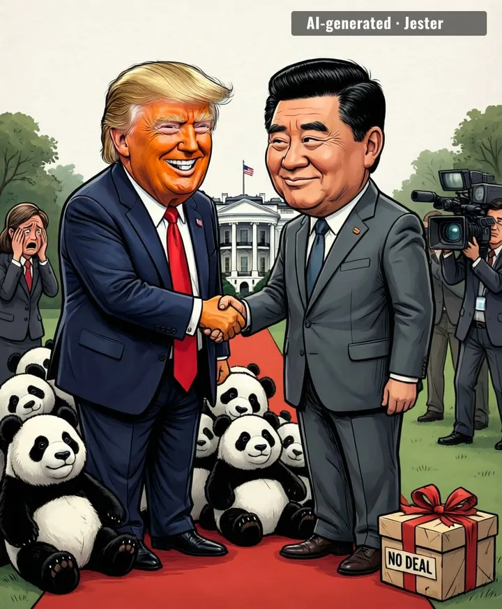 Big pandas. Warm words. Zero deals. That's not diplomacy, that's a first date where both sides split the bill and go home alone.