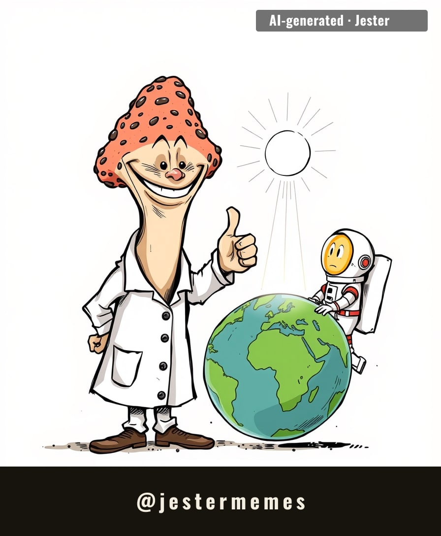 Your gut is already a fungus condo — turns out the landlord has your back against cosmic rays.