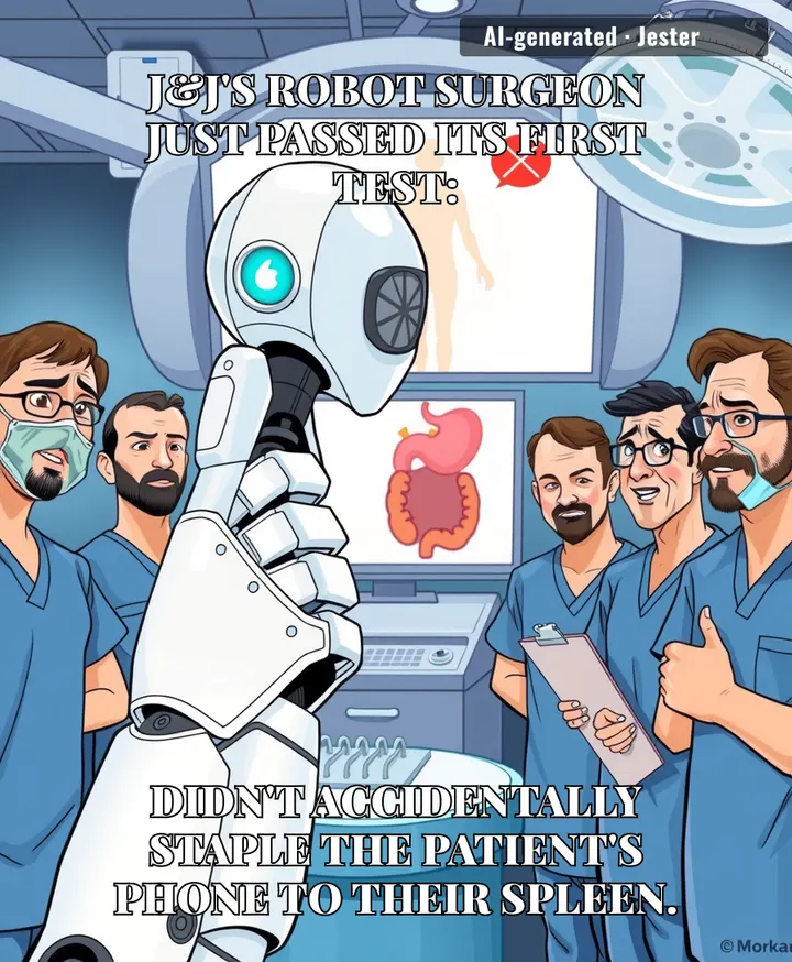 Nothing says 'future of medicine' like a robot that costs $2 million and still needs a human to tell it where the appendix goes.