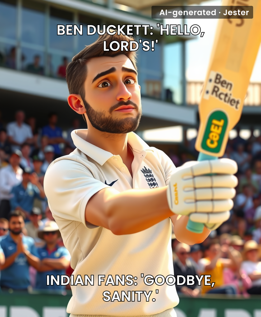 Nobody expected Ben Duckett to score a century at Lord's — including Ben Duckett.