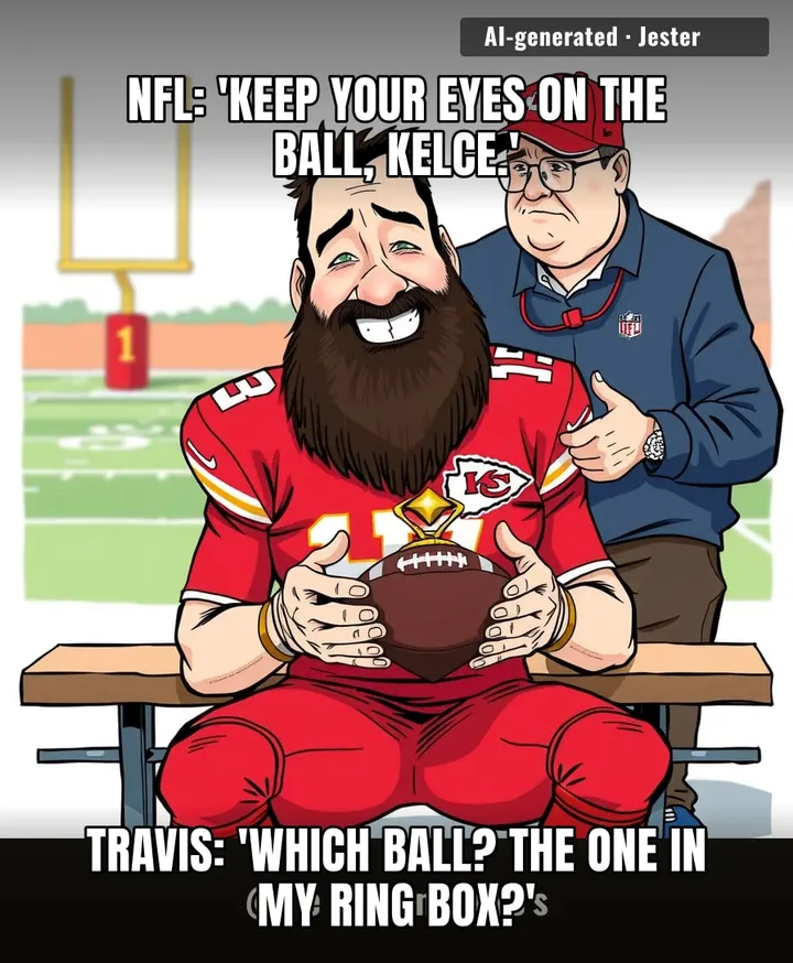 Travis Kelce is out here winning the Super Bowl of relationship timelines while the Chiefs' defense is still stuck in the first quarter.
