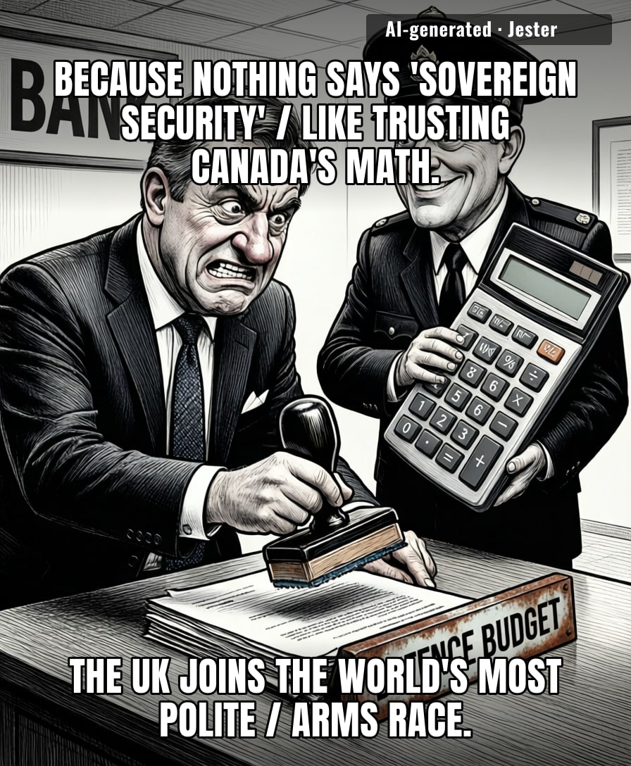 Finally, the UK gets to pay a premium to have a foreign bank tell them their own missiles are overpriced.