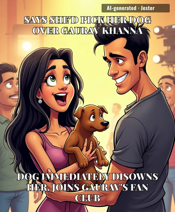 Akanksha's dog is now the most popular contestant in Lock Upp.