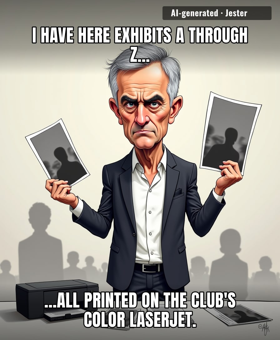 Jose brought visual aids to a press conference. He's one bad result from a TED talk.