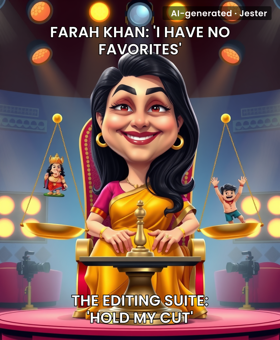 Farah Khan's 'unbiased' claim has the credibility of a free timeshare sample.