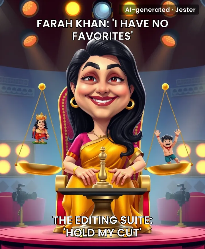Farah Khan's 'unbiased' claim has the credibility of a free timeshare sample.