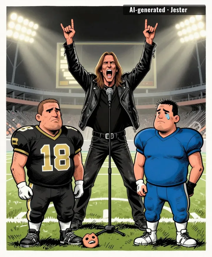 guy who wrote "run to the hills" now runs to the coin toss