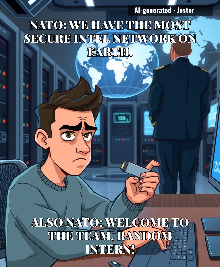 Handing the keys to the kingdom to an unpaid intern is the most relatable corporate disaster imaginable.