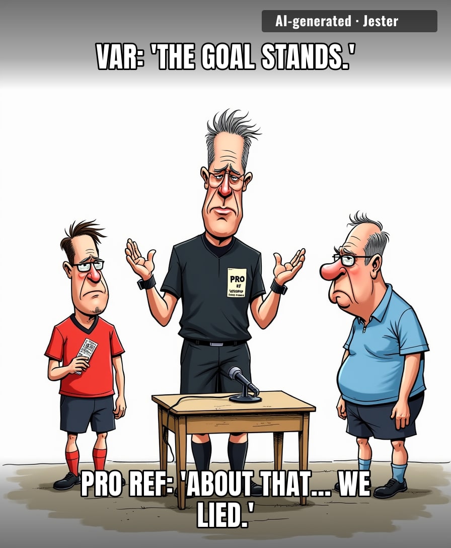 Referees apologizing after the result is like a burglar leaving a Yelp review on the way out.