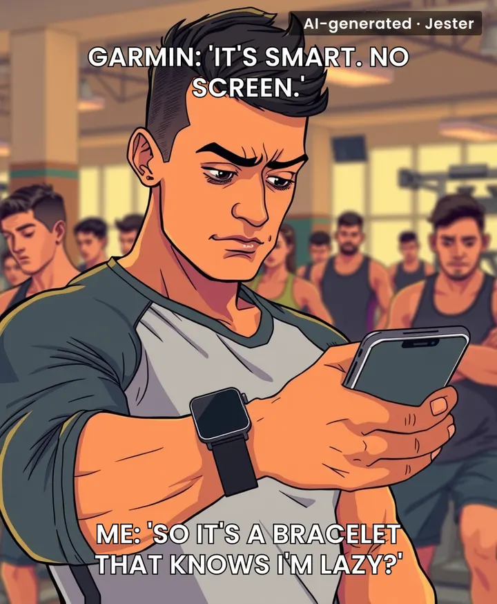 Finally, a fitness tracker that lets me ignore my notifications and my health goals equally.
