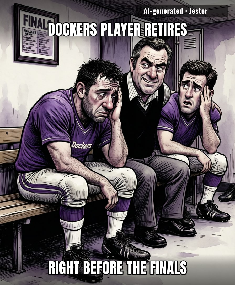 Nothing says 'team player' like quitting two days before the one game that mattered.