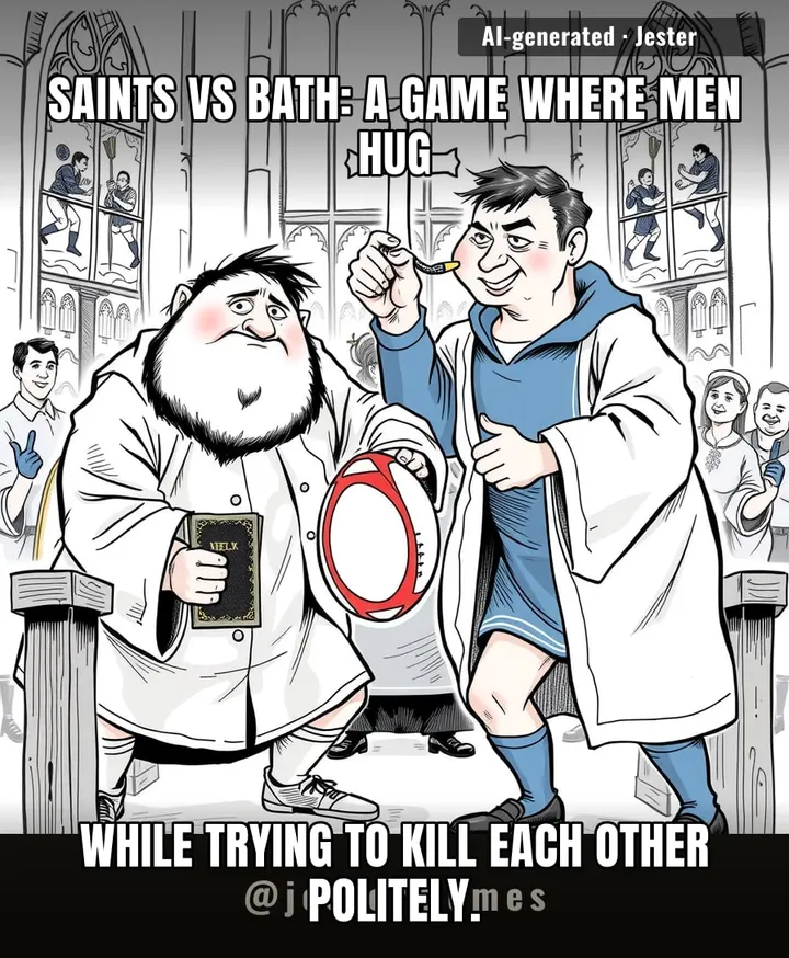 Rugby: the only place you can cry in front of 50,000 people and call it teamwork.