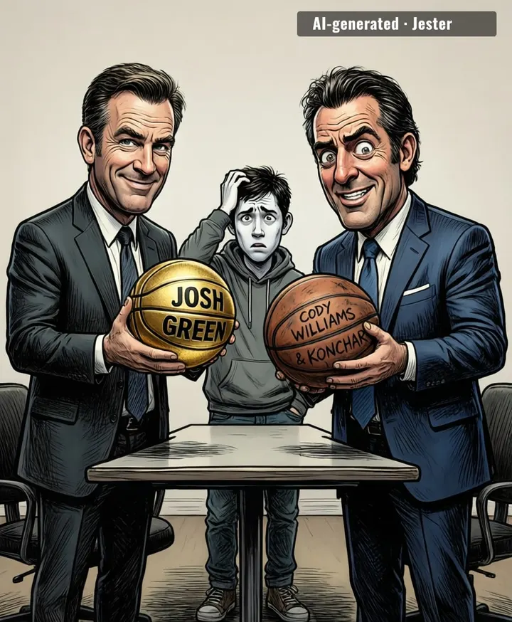 NBA trades are just two GMs swapping mystery boxes and hoping they don't get the one with the moldy jersey.