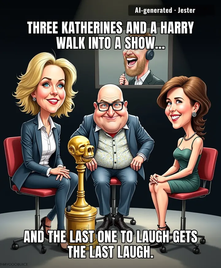 The real comedy is watching three comedians try to out-serious each other for a prize that's just a box of chocolates.