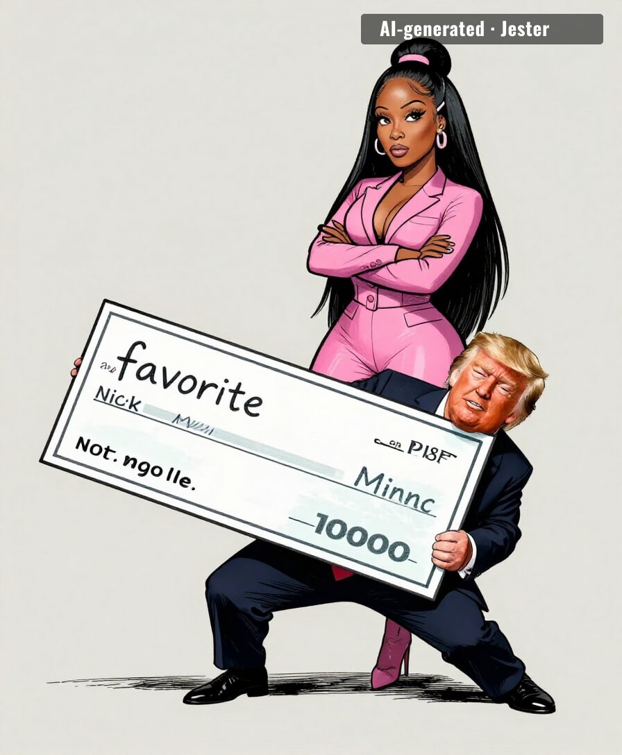 the check cleared, the favorite is pending.