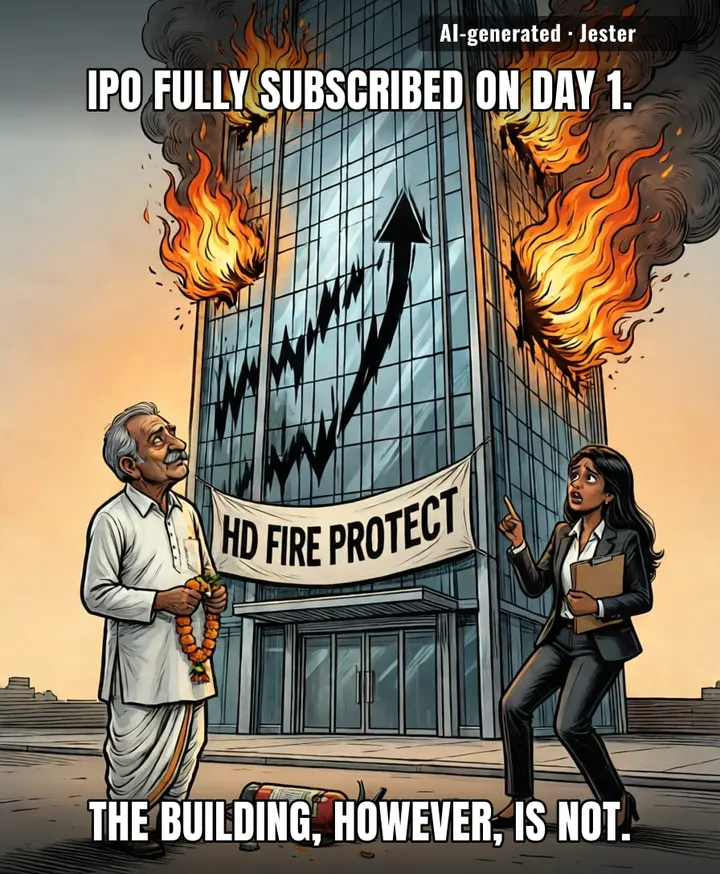 a fire safety company with an IPO this hot is the whole problem