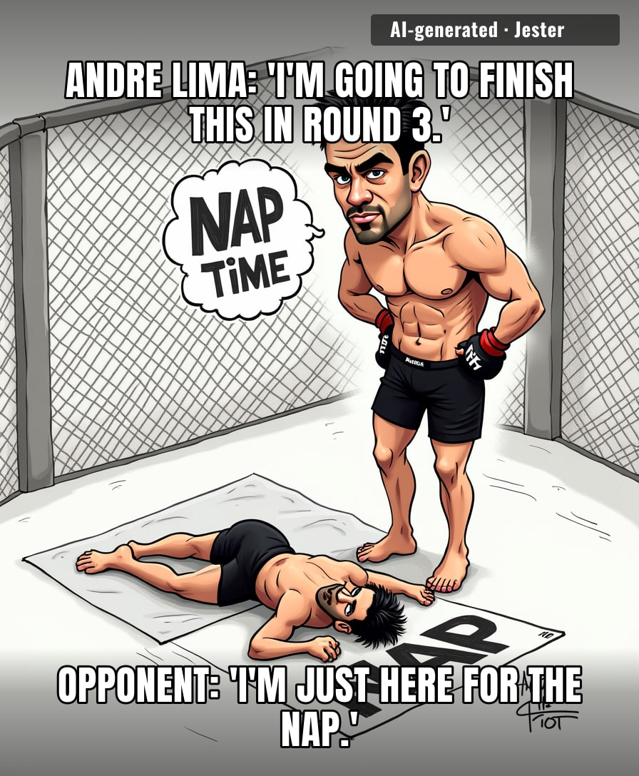 Imagine signing a contract to get punched in the face for fifteen minutes and deciding the best strategy is a mid-fight afternoon snooze.