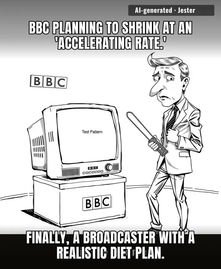 It’s hard to cut costs when you’re already spending millions of pounds on a PR firm to explain why there’s nothing left to watch.