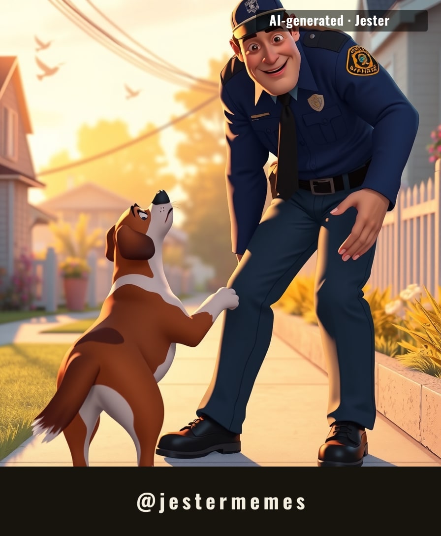 That dog just out-performed every 'check on your friends' text I've ever sent.