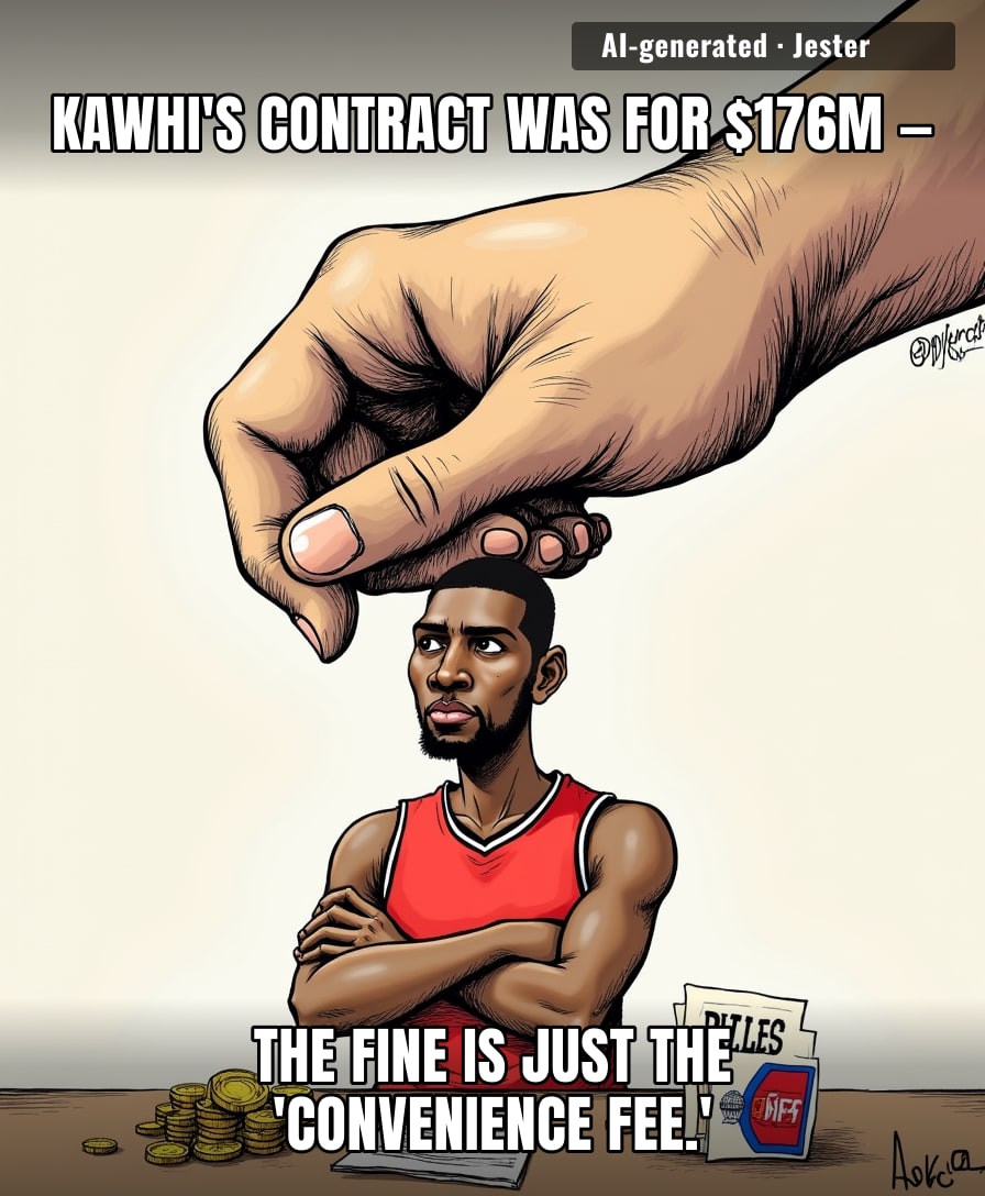 The Clippers paid $30M for the right to lose five draft picks — Kawhi really is the gift that keeps on giving, to everyone but the Clippers.