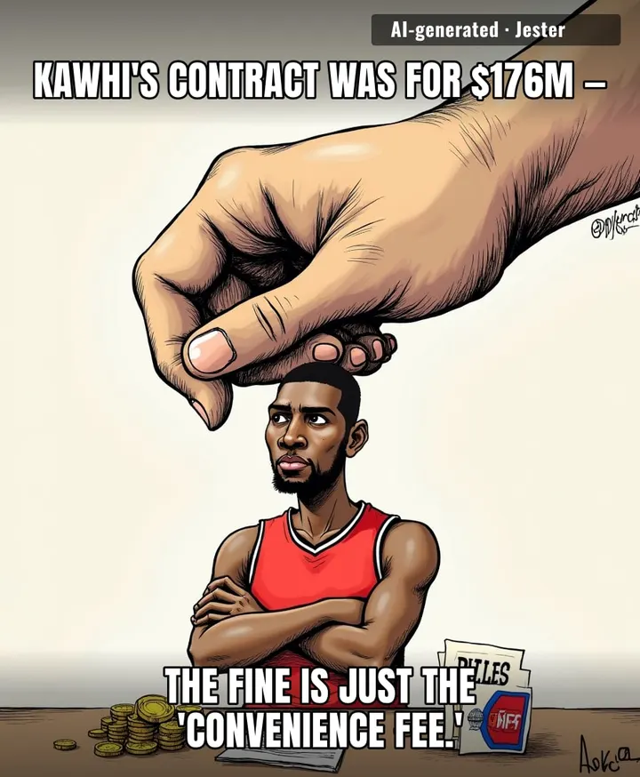 The Clippers paid $30M for the right to lose five draft picks — Kawhi really is the gift that keeps on giving, to everyone but the Clippers.