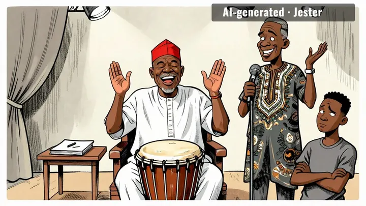 he drums because nobody can interrupt a drum solo to ask about the roads.