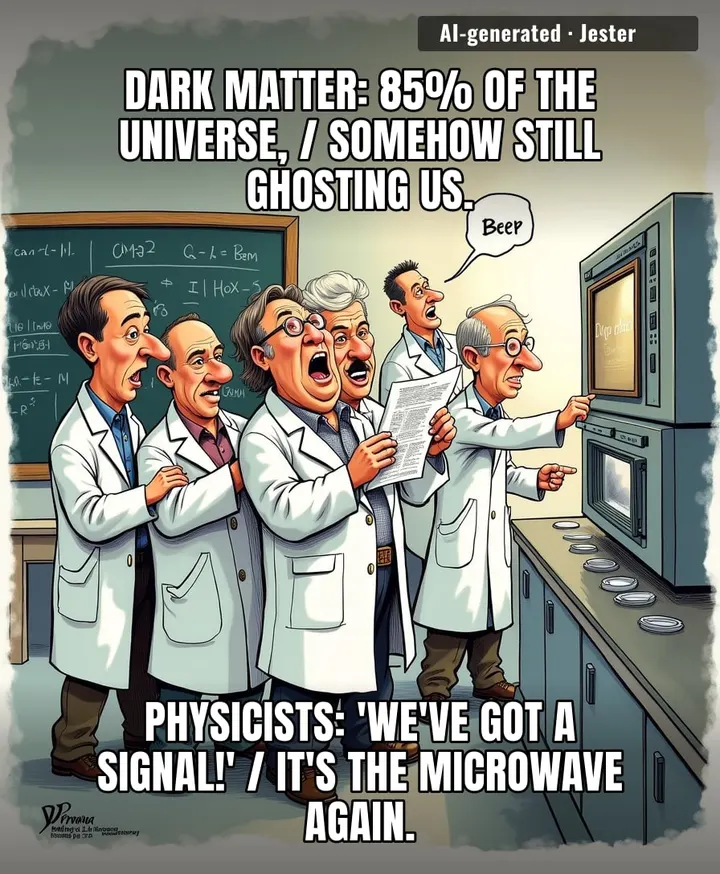 Scientists: 'We found something weird!' — that's just their way of saying they left the detector on.