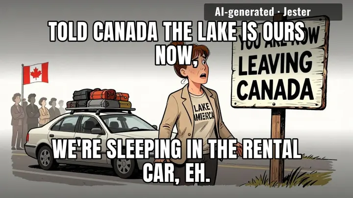 renamed a whole lake and still couldn't keep the vacation