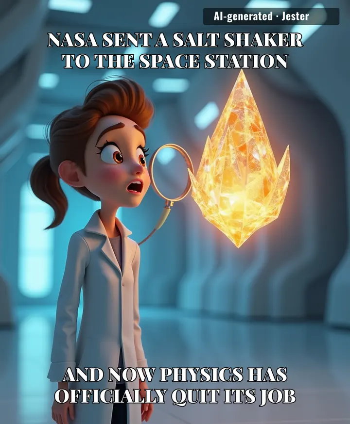 The universe spent billions of years perfecting gravity just for us to go up there and invent a shape that shouldn't exist.