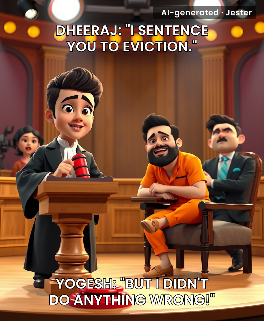 Yogesh Rawat just discovered that in reality TV, your ally is just a button-press away from becoming your executioner.